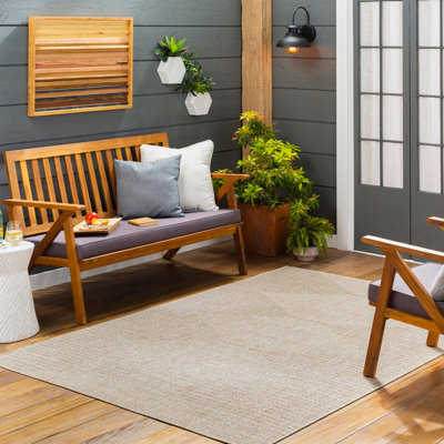 DOLLY In- & Outdoor Global Beige Area Rug 160 x 230 cm