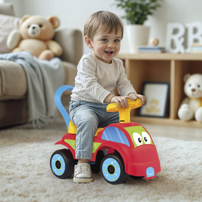 Dolu Foot to Floor Ride On Car - Red