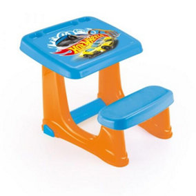 Dolu Hot Wheels Kids Study Desk - Orange/Blue