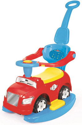 Dolu Toddler Step Car 4 In 1 Ride On Rocking Toy Walker - 1 Year+