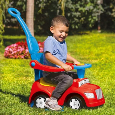 Dolu Toddler Step Car 4 In 1 Ride On Rocking Toy Walker - 1 Year+
