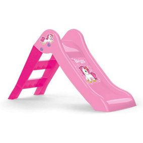 Dolu Unicorn Kids Girls My First Slide Toy Playground - Pink