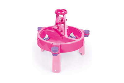 Dolu Unicorn Sand & Water Outdoor Activity Play Table Pink DIY at B&Q