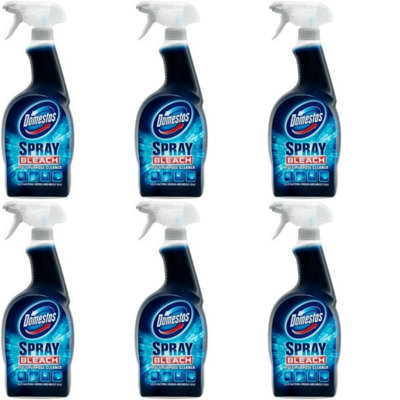 Domestos Bleach Multipurpose Spray 700ml (Pack of 6)