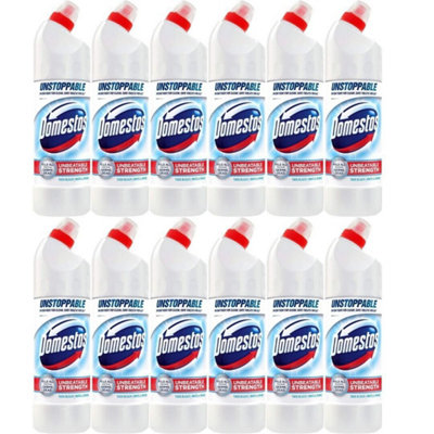 Domestos Bleach White And Sparkle 750 Pack Of 12