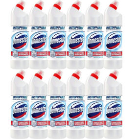 Domestos Bleach White And Sparkle 750 Pack Of 12
