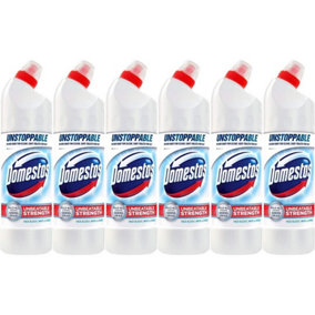 Domestos Bleach White And Sparkle 750 Pack Of 6