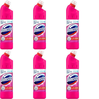 Domestos Pink Bleach 750ml (Pack of 6)