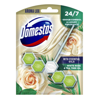 Domestos Toilet Rim Block White Rose & Tea Tree 55gm