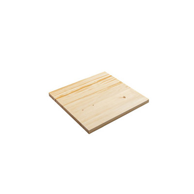 domli Solid Pine Oiled Wood Tabletop - 800mm x 500mm x 32mm - Modern Brushed Textured Wooden Workstation Office Table
