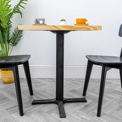 domli Solid Pine Oiled Wood Tabletop - 800mm x 500mm x 32mm - Modern Brushed Textured Wooden Workstation Office Table