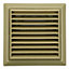 Domus F4904C External Grille Fixed with Insect Screen 100 mm /4 Inch (Cotswold Sand)