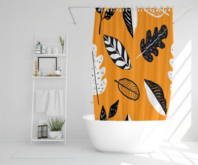 doodle leaves (Shower Curtain) / Default Title Price Comparisons | Compare The Build