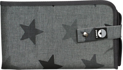 Dooky 3-In-1 Baby Changing Mat Pack Grey Stars