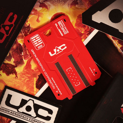 doom limited edition red replica key card UAC keycard Collection – 24-7 Games & Collectables 020 worldwide Doom Eternal: Limited Edition Replica