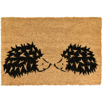 Door Entrance Door Mat 60 x 40cm HEDGEHOGS