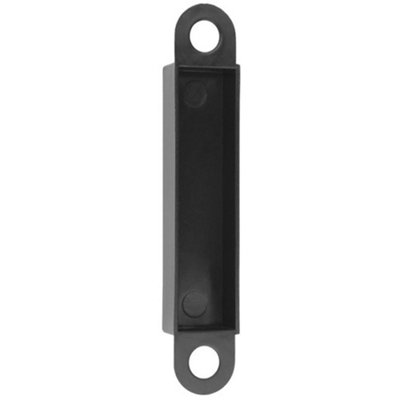 Door Frame Plastic Back Box for Contract Sashlock - Black Recessed Housing