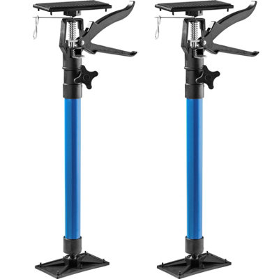 Door Frame Struts Set of 2 - stepless height adjustment, 51 - 115 cm - blue