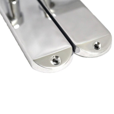Door Handles on Backplate Chrome Scroll Latch Eclipse Cadenza