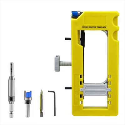 Door Hinge Routing Jig Stable Easy Installation Adjustable Door Hinge ...