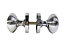 Door Knobs Reeded Round Internal Mortice Knob - Chrome Polished 56mm