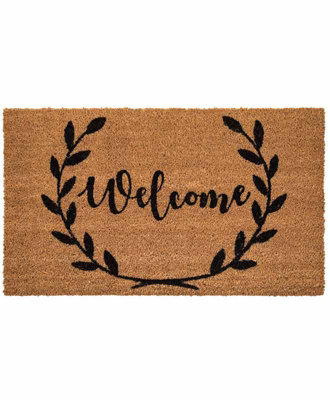 Door Mat Bristle Fibre/Rubber L45 x W75 cm DIY at B&Q