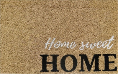 Door Mat Doormats Non Slip Natural Coir Welcome Indoor Outdoor Home Garden Mats Home sweet home