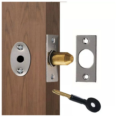 Door Rack Bolts Optional Thumb Turn or Key (2 x Rack Bolt + 2 Key)