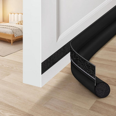 Door stop 36 inches approx 91.4 cm black adjustable door stop Front ...