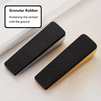 Door Stopper Rubber Wedge Heavy Duty Door Bottom Stopper Wooden Floor Door Stop