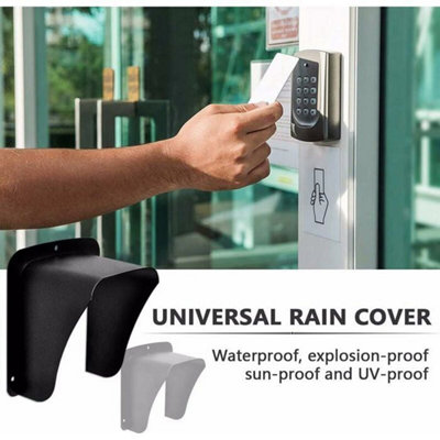 Waterproof Case For 86 Button Doorbell Plastic Rain Protector Outdoor Rainproof Cover Access Control Keypad Reader Sun Shell - 30