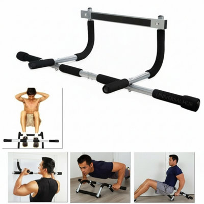 Doorway Pull Up Bar Multi Grip Home Gym Fitness Trainer