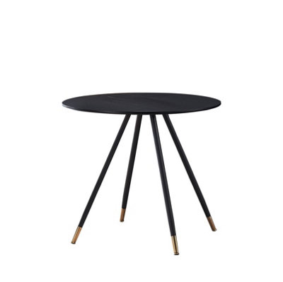 Dorchester Lux Dining Table Single, Black