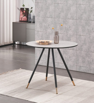 Dorchester Lux Dining Table Single, Grey