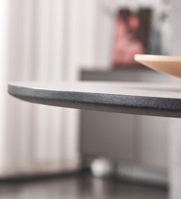 Dorchester Lux Dining Table Single, Grey