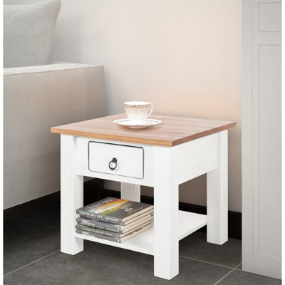 Dorel Home Ines Small CoffeeTable White Honey