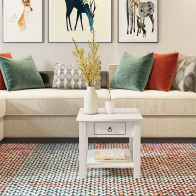 Dorel Home Ines Small CoffeeTable White