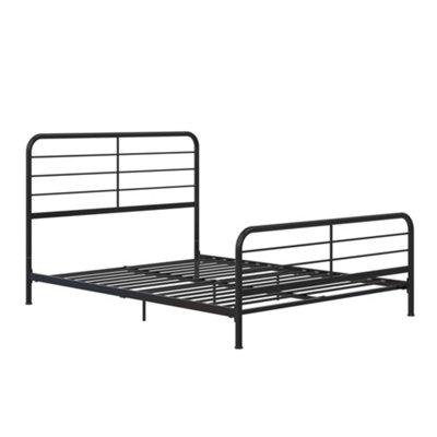 Dorel Home - Millie Metal Bed Black Double | DIY at B&Q