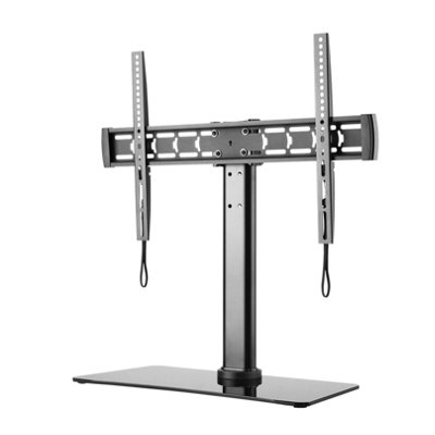 Dorel Home TV-Stand with tilt and swivel table top in black