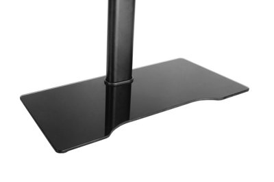 Dorel Home TV-Stand with tilt and swivel table top in black