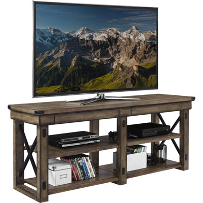 Rustic grey on sale entertainment center