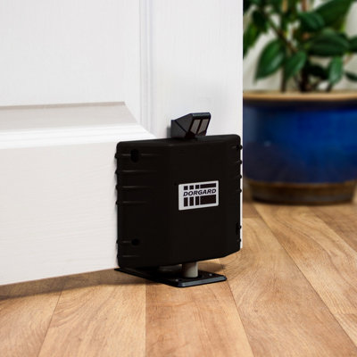 Dorgard Acoustic Fire Door Retainer - Black