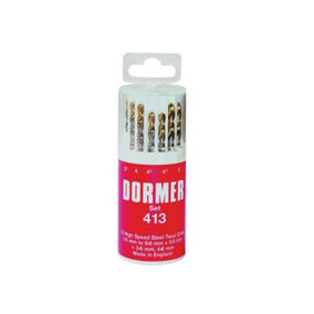 Dormer - A094 No.413 HSS TiN Coated Drill Set of 13 1.5- 6.50mm x 0.5mm
