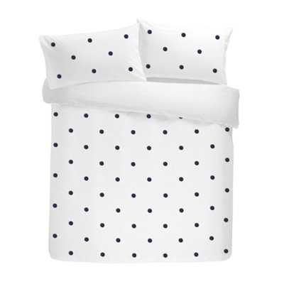 Dot Garden 100% Cotton Embellished Duvet Cover Set