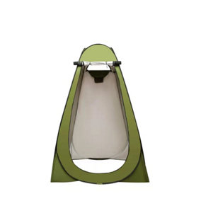 Double Army Green Multifunctional Portable Outdoor Camping Toilet Bath Tent