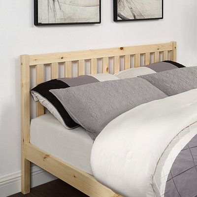 Double Bed Frame Pine Solid Wooden Bed 4ft6 For Adults or Kids
