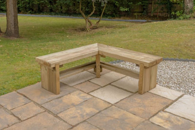 Double Corner Sleeper Bench 1.2m (Home Delivery)