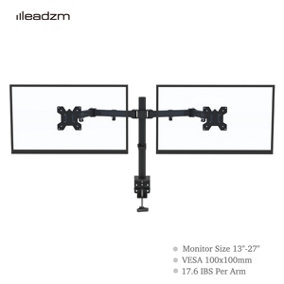Double crank large base TV stand