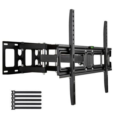 Double crank large base TV stand