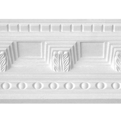 Double Dentil Plaster Coving95mm x 100mm - 48m Pack - 3